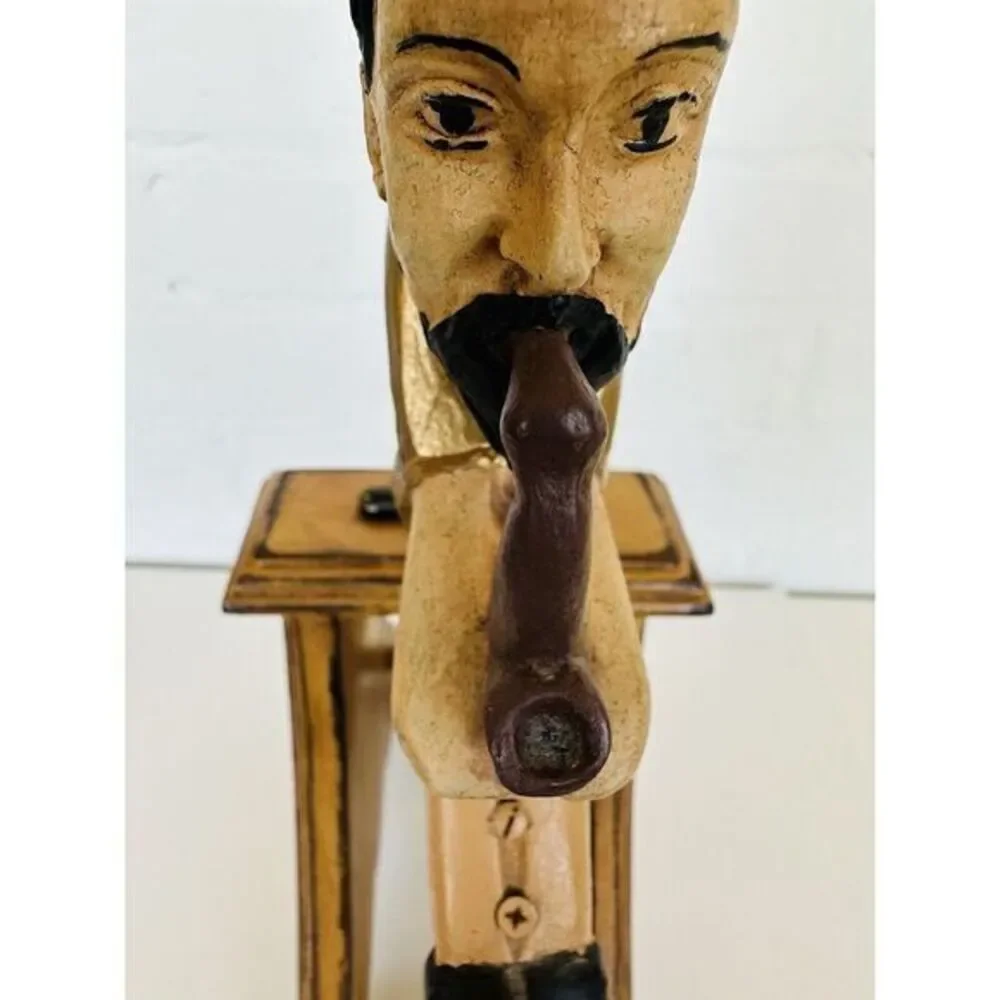 Vintage Wooden Elf Balance Carve See Photos. Pre-own‎